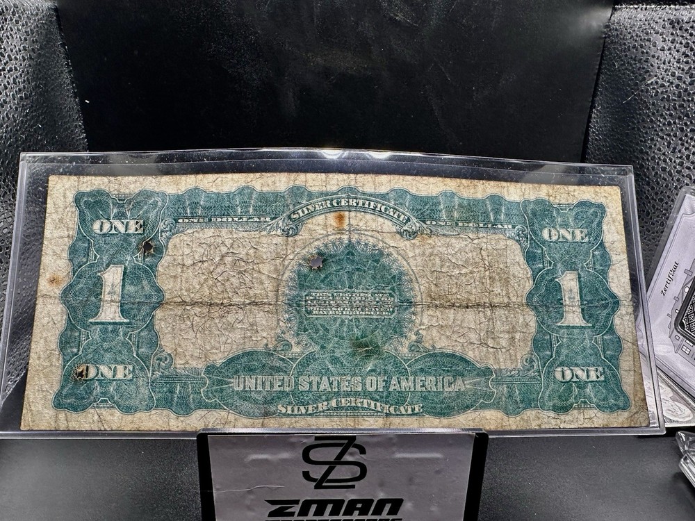 1899 $1 Silver Certificate Large Size Black Eagle $1 Dollar Note