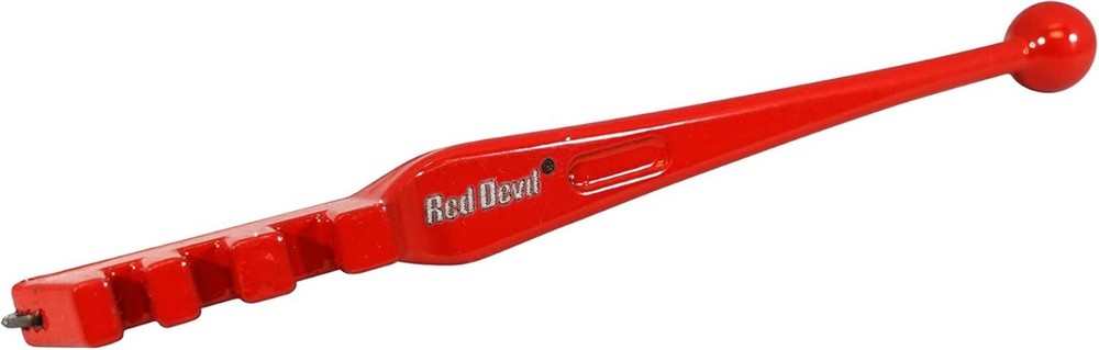 Red DIY Glass Cutter - Hand-Powered Precision Cutting Tool