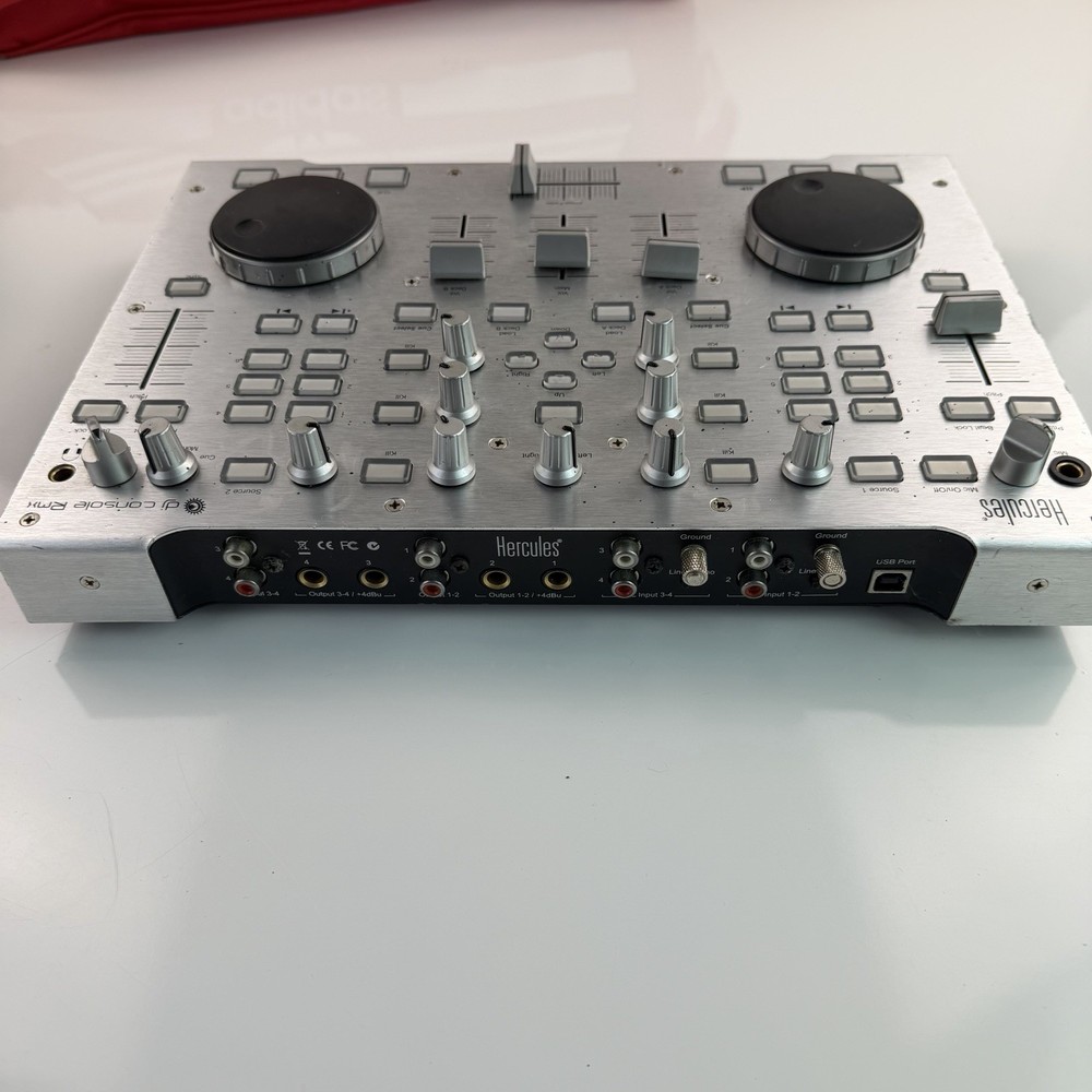 Working Hercules Dj Console Rmx Dj Controller 4-in/4-out Audio Interface