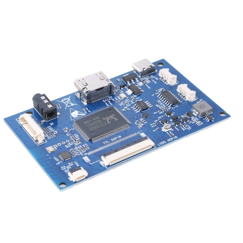 40pin LVDS Driver Board LCD Screen Controller Module Board 1-channel for 7" 8"