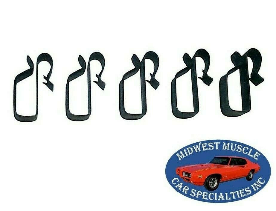 Ford Head Light Tail Lamp Engine Trunk Dash Wiring Harness Clamp Clips 5pcs LP