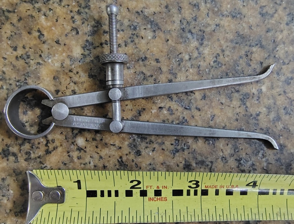🗽VINTAGE 4" UNION TOOL ID CALIPER
