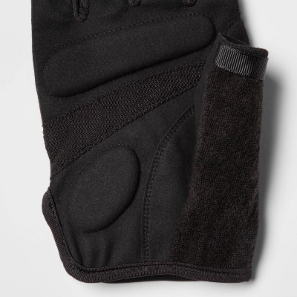 Men's Strength Training Gloves Black - L