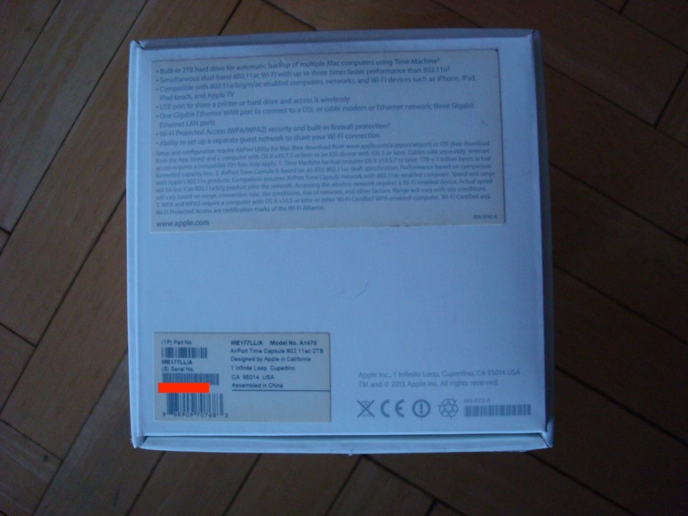 Apple Time Capsule 2TB – A1470 - ME177LL/A