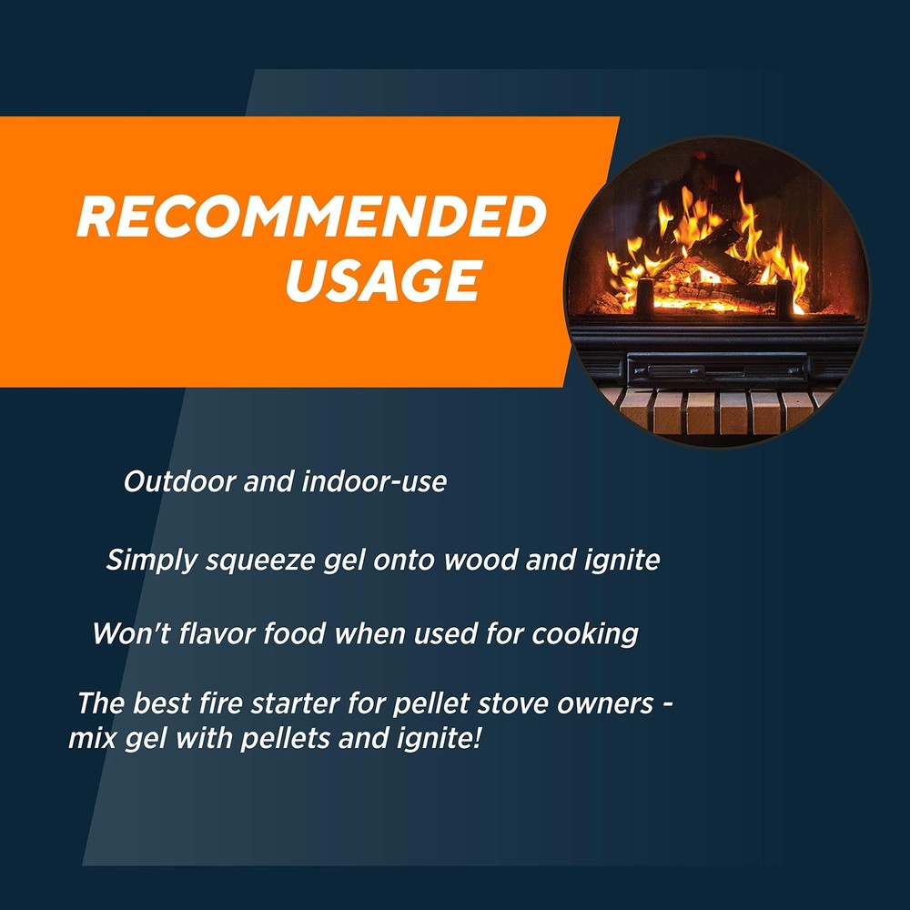 One Match Gel Fire Starter 16 Fl. Oz.