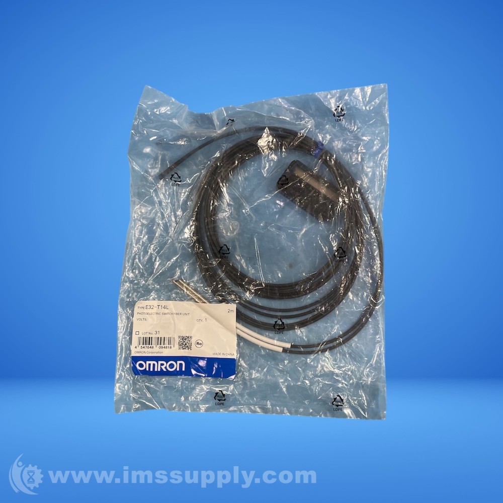 Omron E32-T14L Cable; High Flex; Multimode; 3 mm; Black FNFP