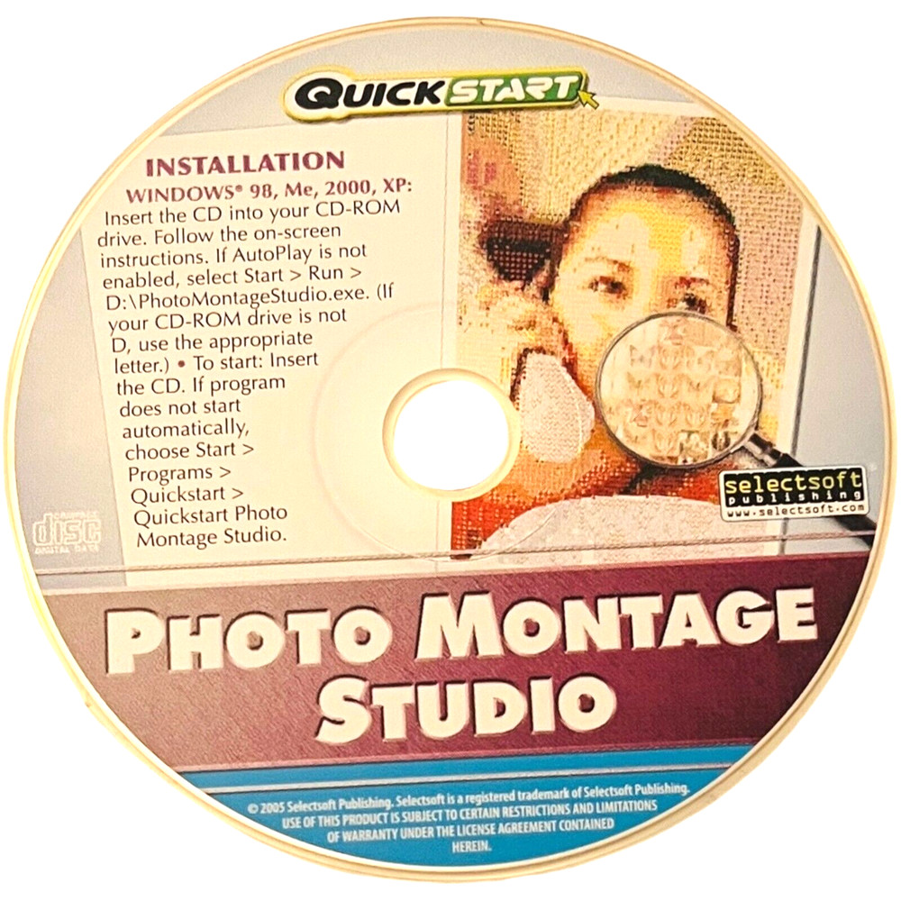 PHOTO MONTAGE STUDIO CD-ROM by Selectsoft Publishing