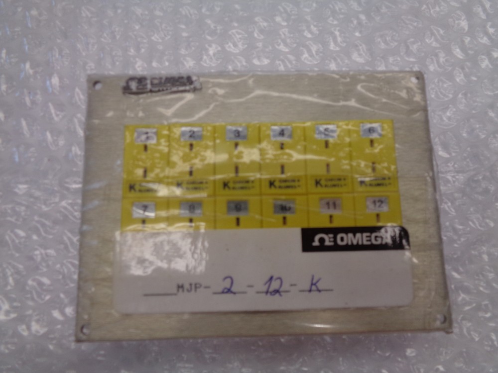 OMEGA MJP-2-12-K TYPE K JACK PANEL NSMP