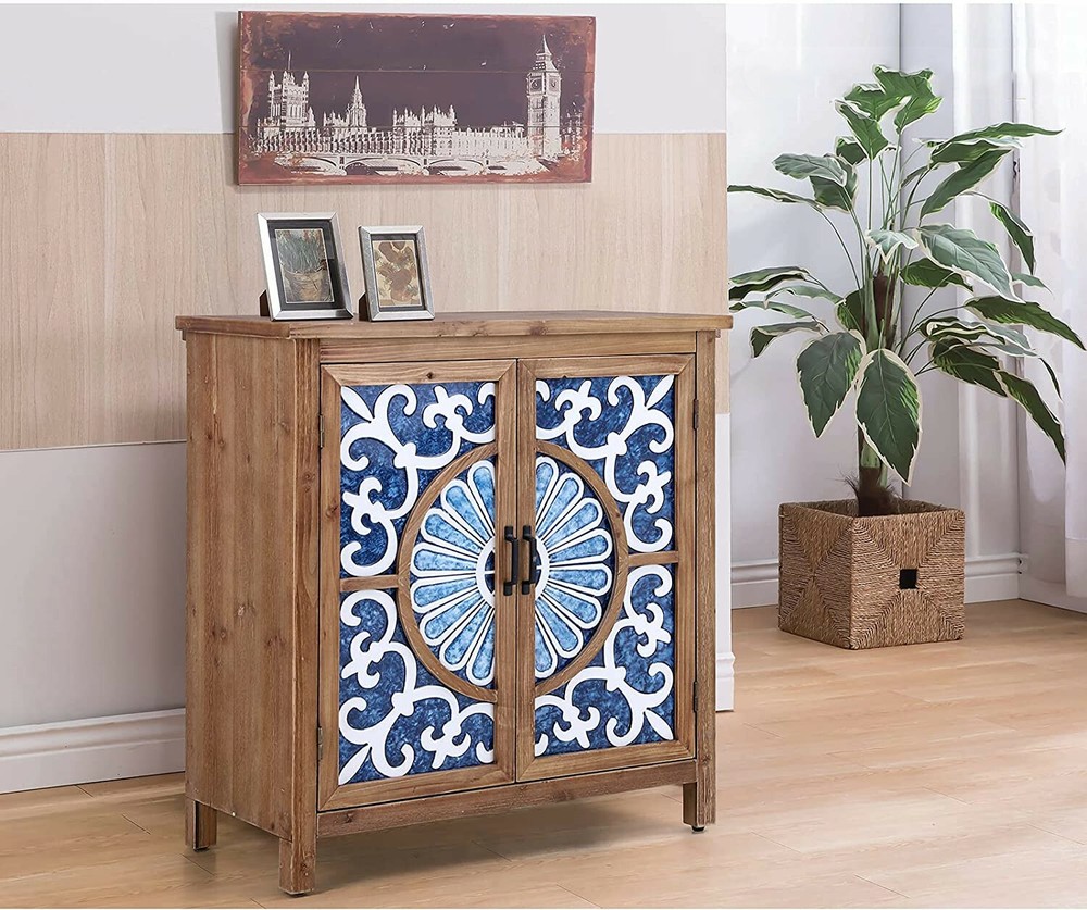 Buffet & Sideboard Accent Cabinet with 2 Doors Storage Decorative Cabinet
