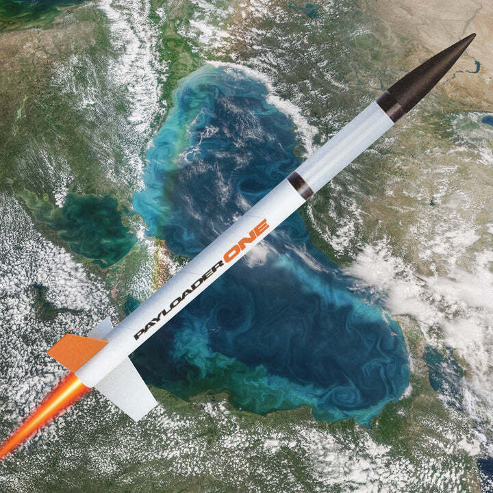 Quest Flying Model Rocket Payloader One Single Bulk Pack Kit, No fancy packaging