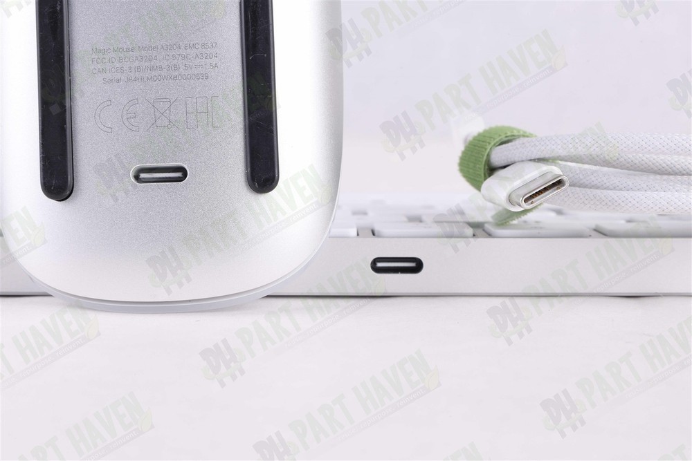 Apple USB-C Desk Set in Silver Magic Keyboard Touch ID Magic Mouse Braided Cable
