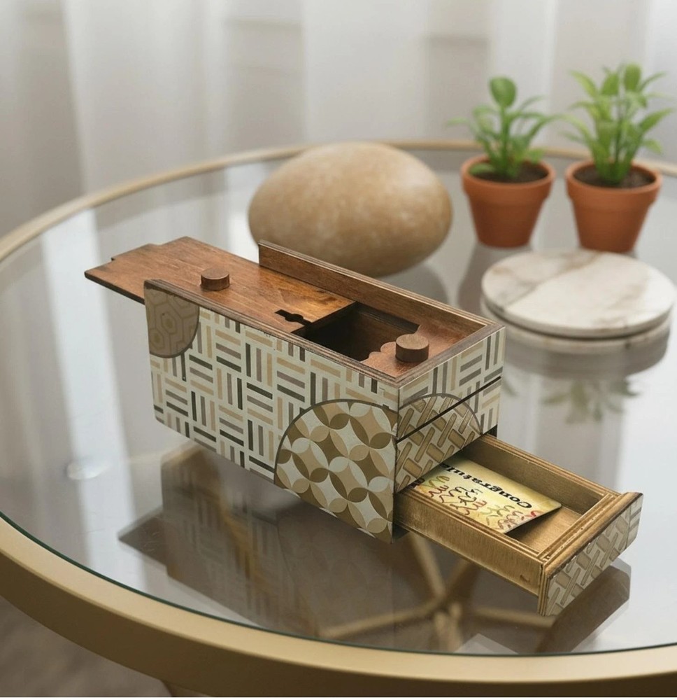 Enigma Decode Puzzle Box Secret Gift-Giving Container