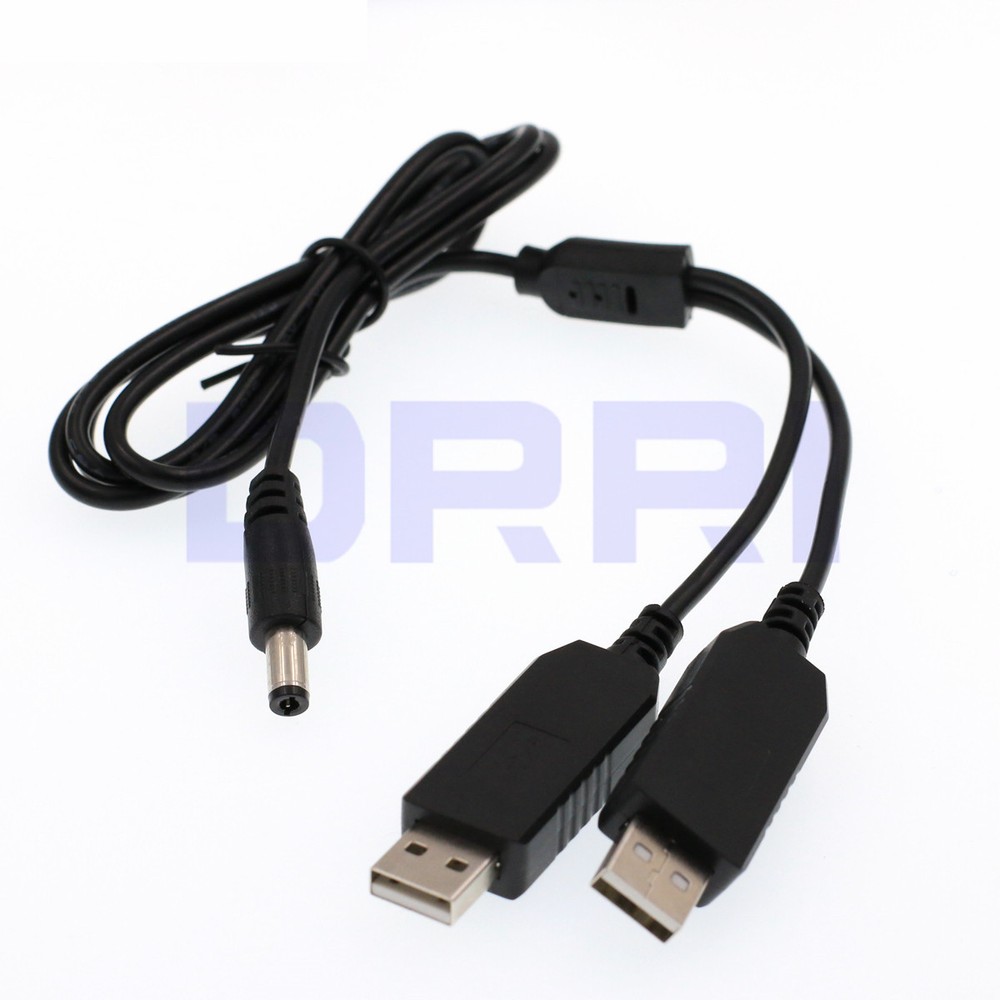 ACK-E6 Dual USB Power Adpater replacement DR-E6 DC Coupler Dummy Battery