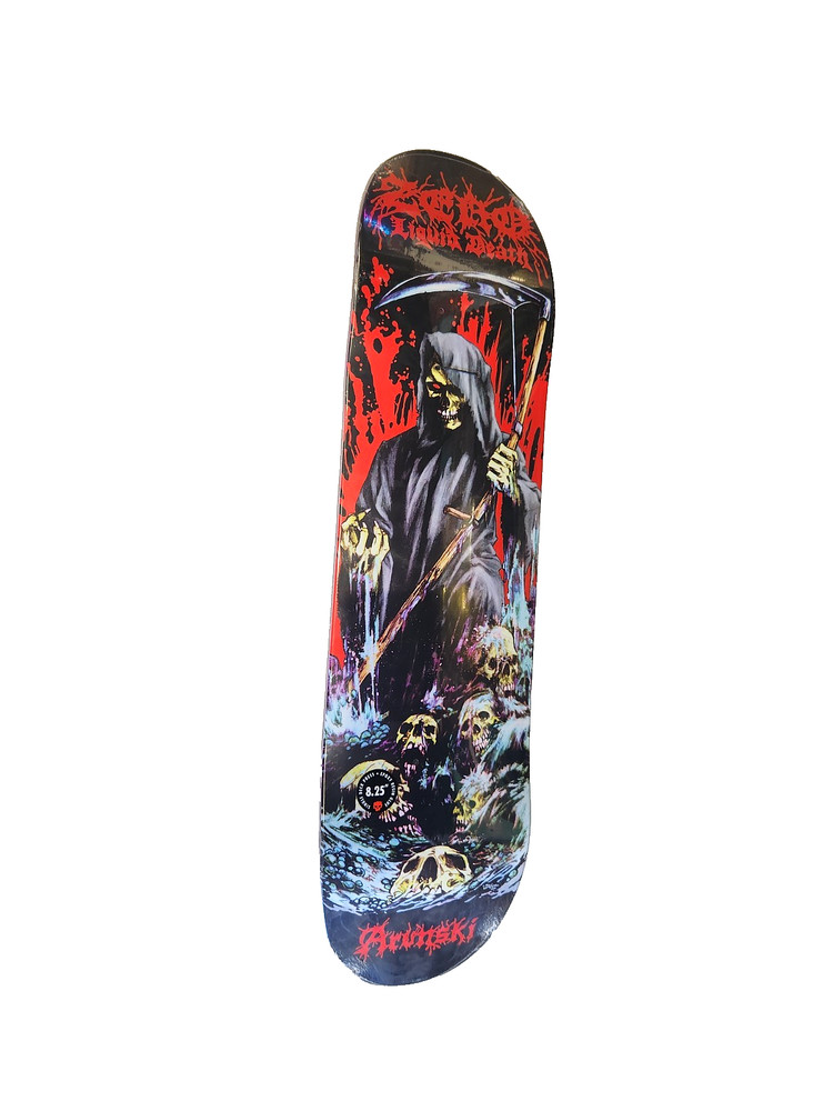 Skateboard  Deck - Zero - Adam Arunski Liquid Death "Grim Reaper"