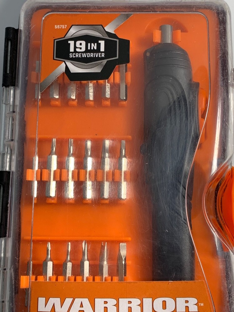 Warrior 19 in 1 Compact Cordless Screwdriver Set