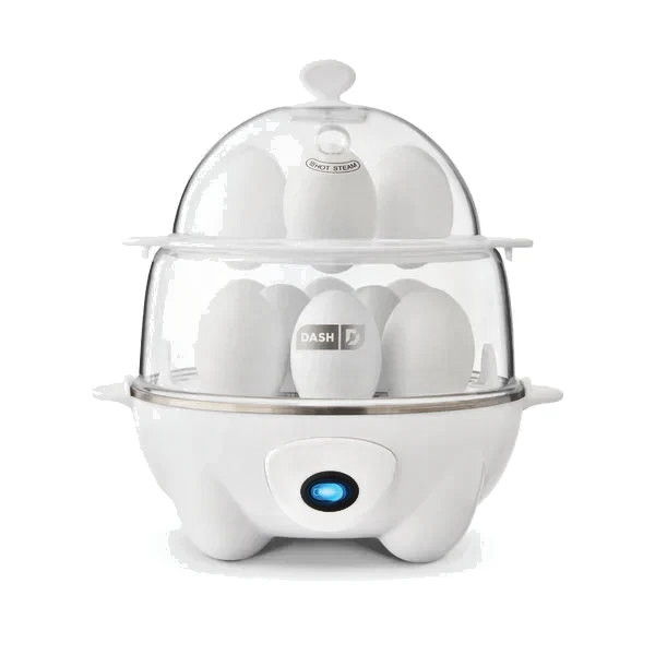 Dash Deluxe Rapid Egg Cooker Electric 12 Capacity Soft Boiled/Poached/Deviled