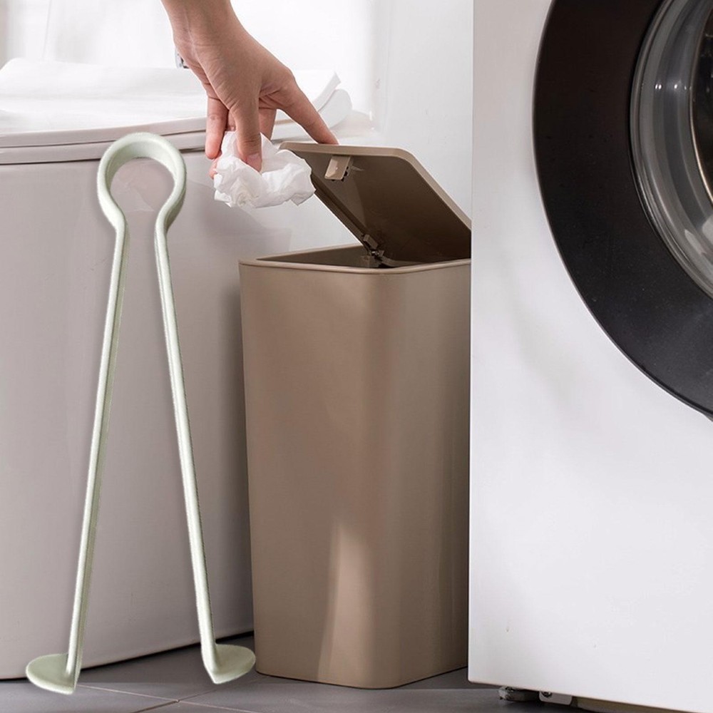 Trash Picker Pickup Tool Multifunctional White Ergonomic Handle Lightweight