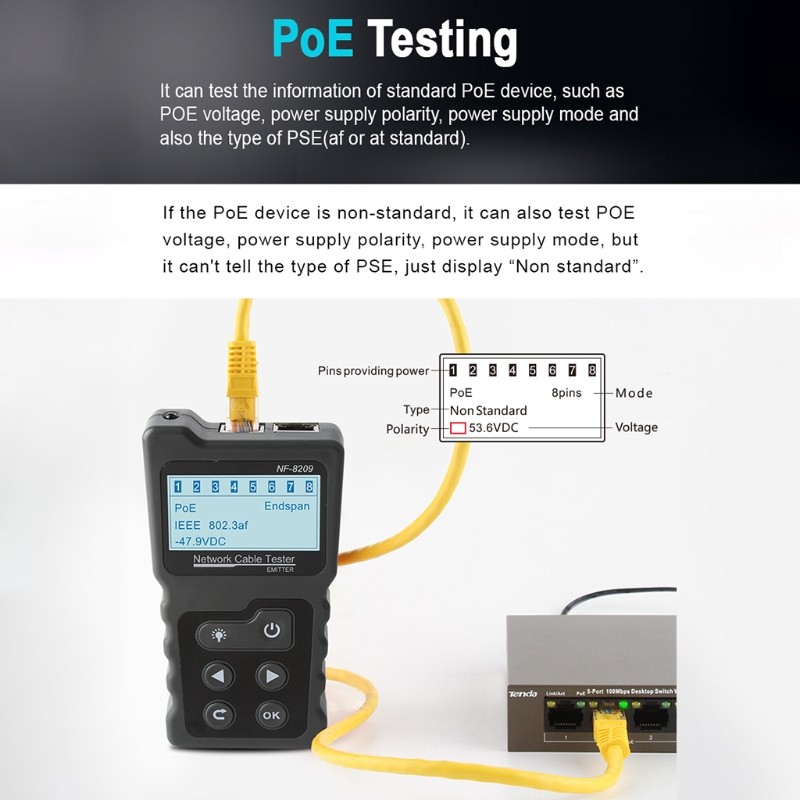 Advanced Cable Tester Multifunctional Wire Tracker Cable Tester