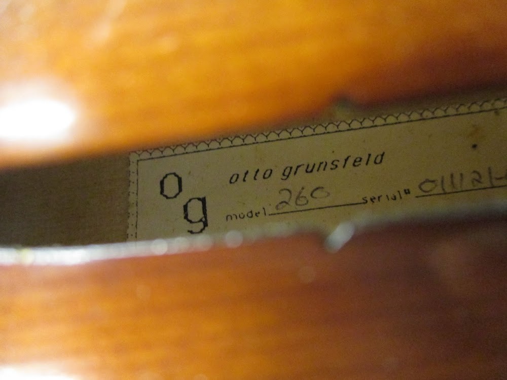 Otto Grunsfeld Violin Model 260 with Case