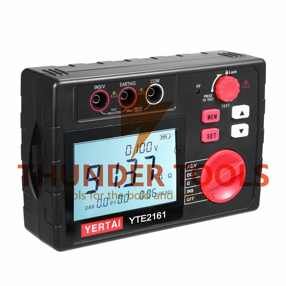Thunder Tools YERTAI Digital Insulation Resistance Tester