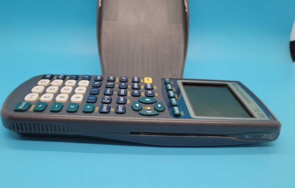 Texas Instruments TI 73 Graphing Calculator with Cover Tested Calculus