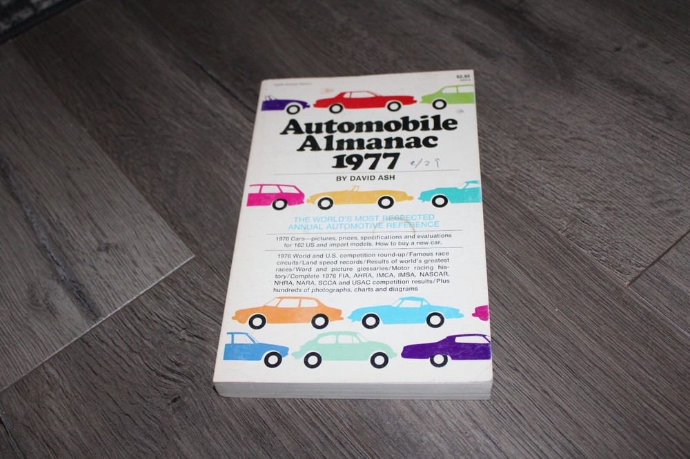 Automobile Almanac 1977 by David Ash