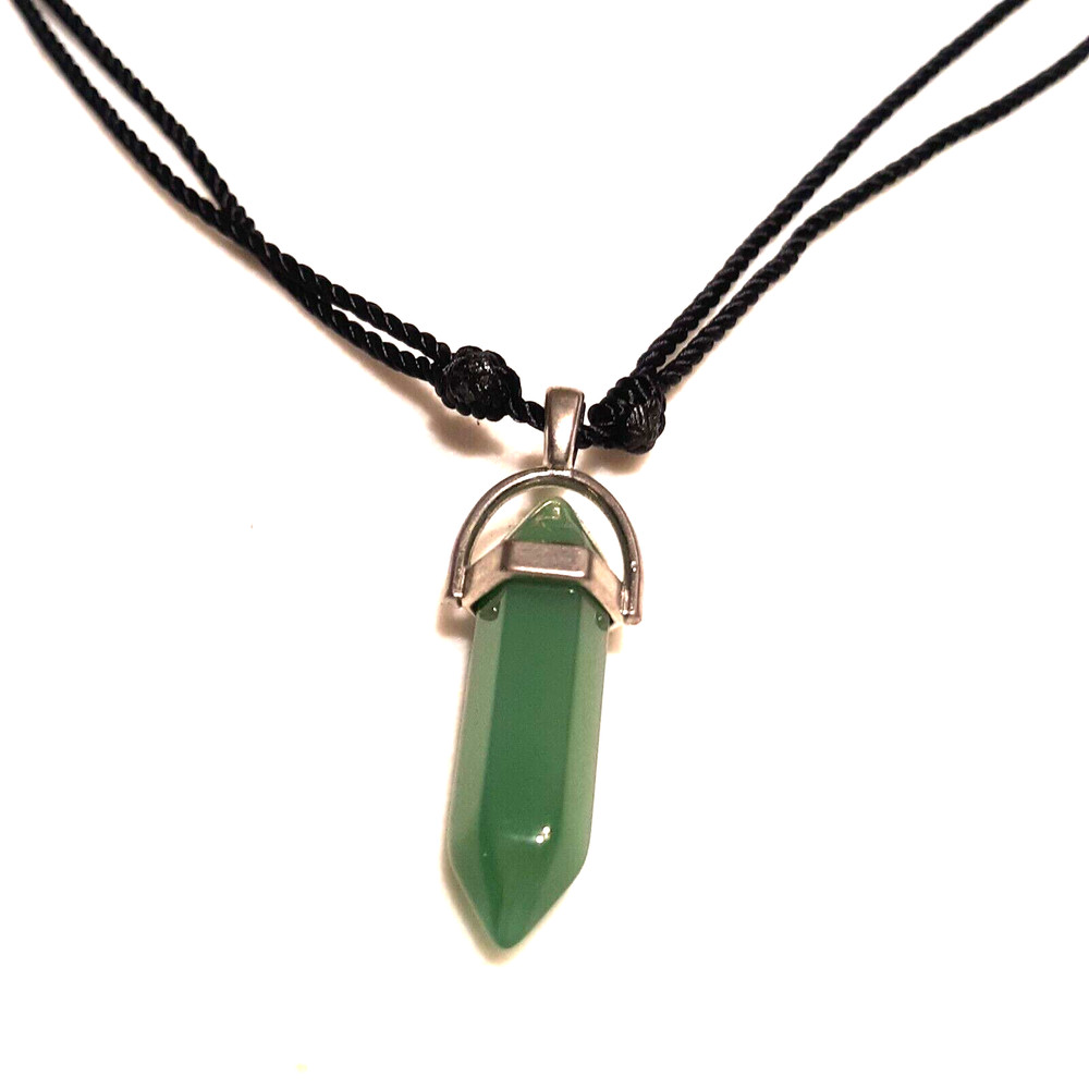 Adjustable Necklace Aventurine Pendant