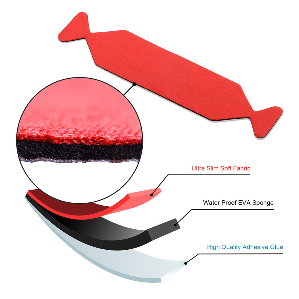 20Pcs Felt Edge Microfibe for Wrap Squeegee Vinyl Car Wet Application Tools
