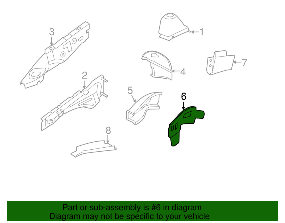 Genuine GM Outer Rail 13129784
