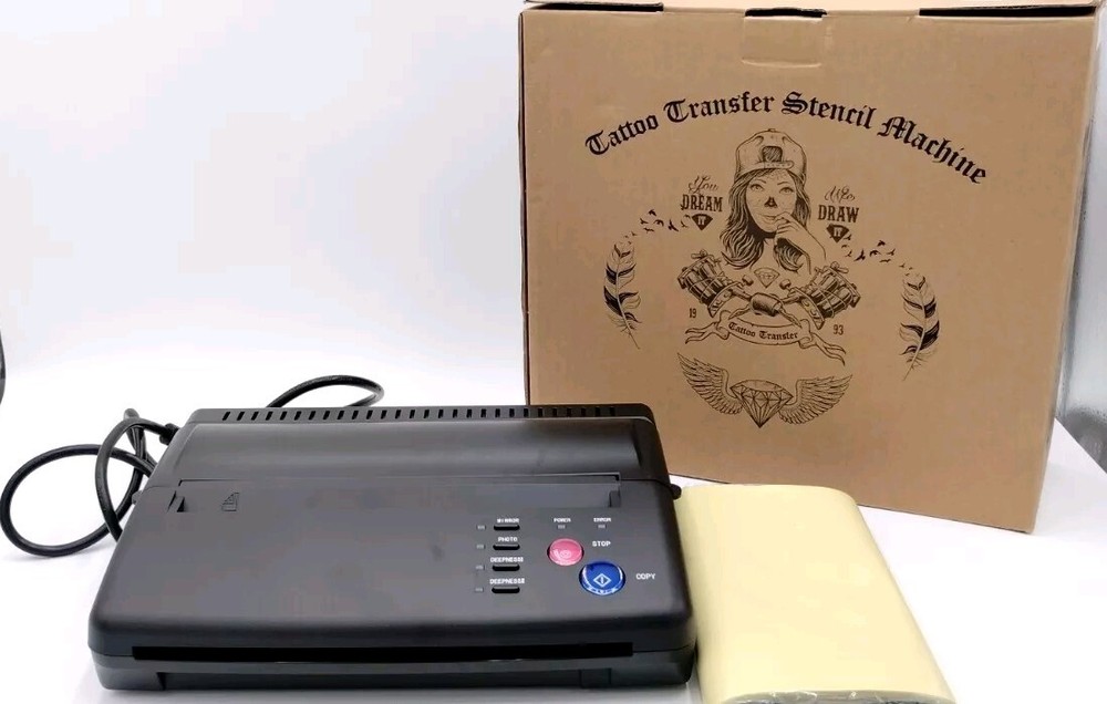 Tattoo  Transfer Stencil Machine. Open Box.