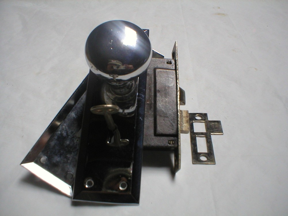 Antique Chrome Door Hardware