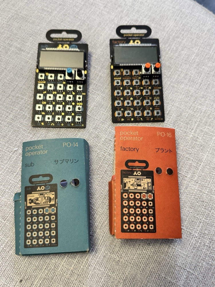 Teenage Engineering Pocket Operator x 2