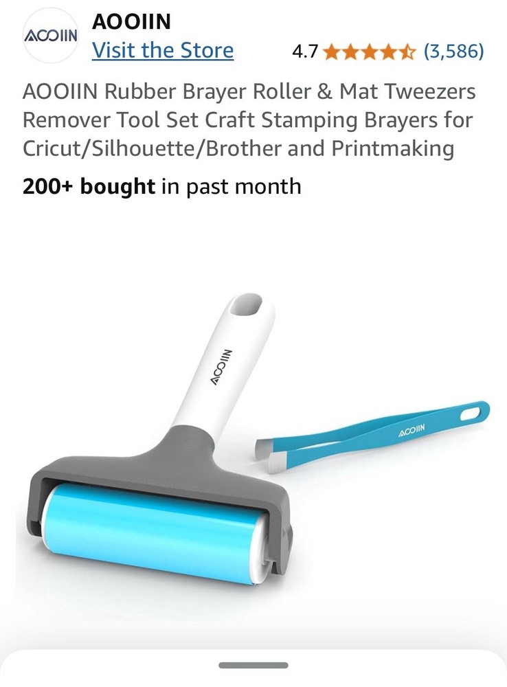 Rubber Brayer Roller And Mat Tweezers
