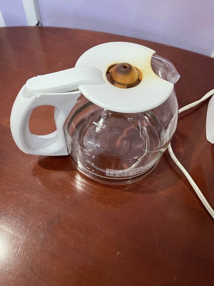 mr. coffee 12-cup programmable coffee maker, White