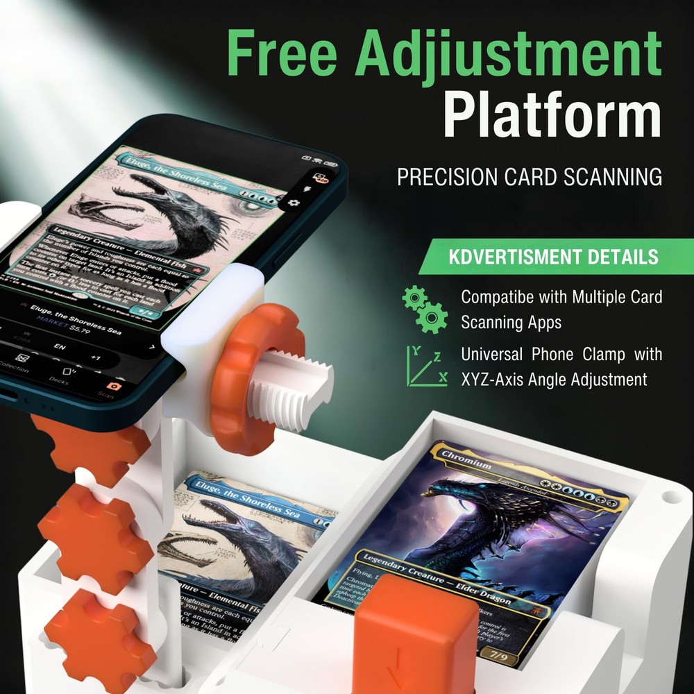 Card Scanner Pro: Advanced Automatic & Slinger for MTG/TCG White