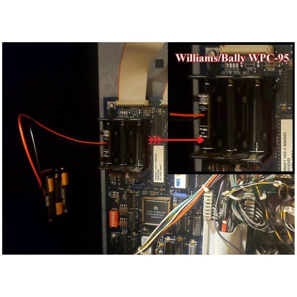 Pinball Universal Remote Battery Holder