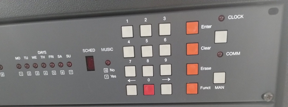 Rauland 2524 Master Clock Intercom Control System 6 MONTH WARRANTY!