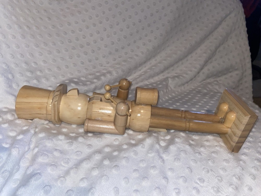 14.5" Natural Wood Drummer Nutcracker