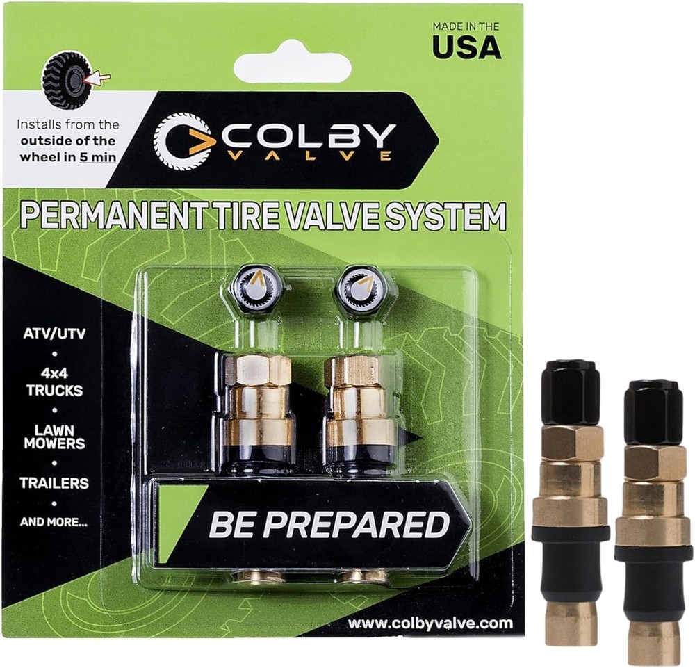 Permanent Valve Stem Replacement Kit | Heavy Duty Metal Standard, Brass