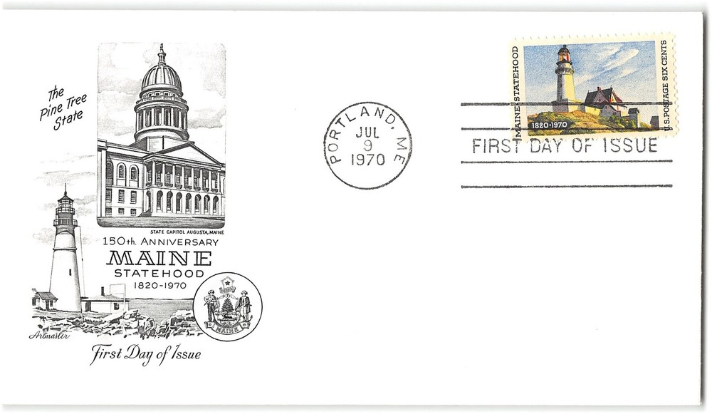 US #1391 FDC, 1970, Artmaster