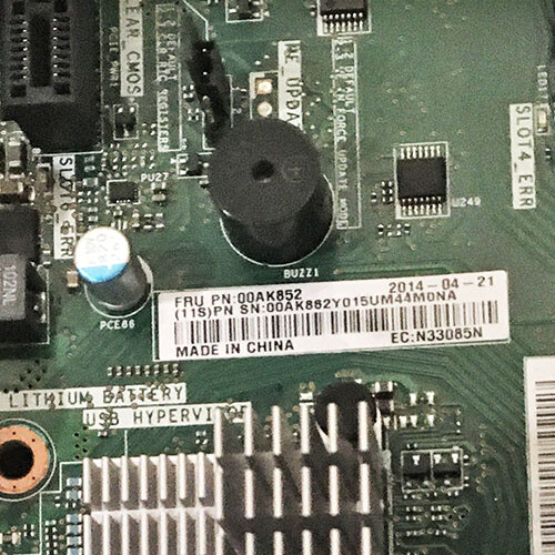 IBM 00AK852 System Board for x3300 M4