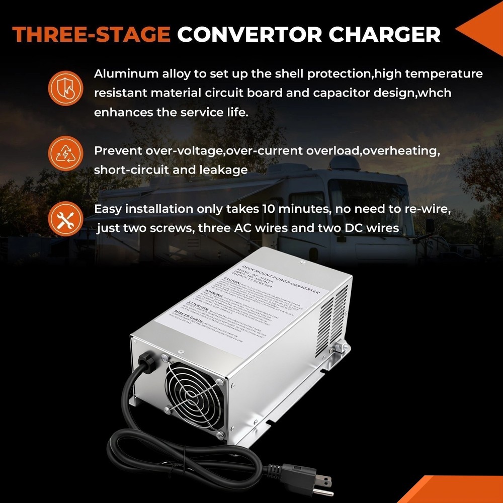 WF-9875 RV Trailer Camper 75 Amp Power Converter WF-9875-MBA Series ONE SET