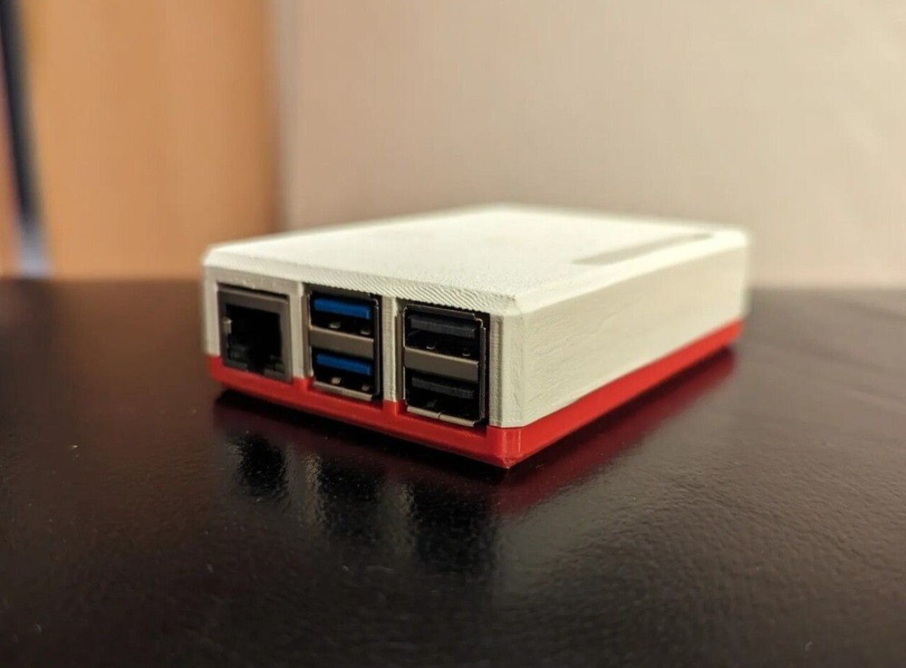 Raspberry Pi 5 Snap Fit Case (White or Black)