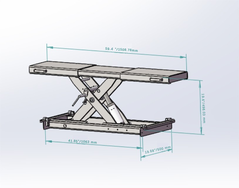 KATOOL 4 Post Parking Lift Rolling Jack 5000 lbs Lifting Cap 4-Post lift