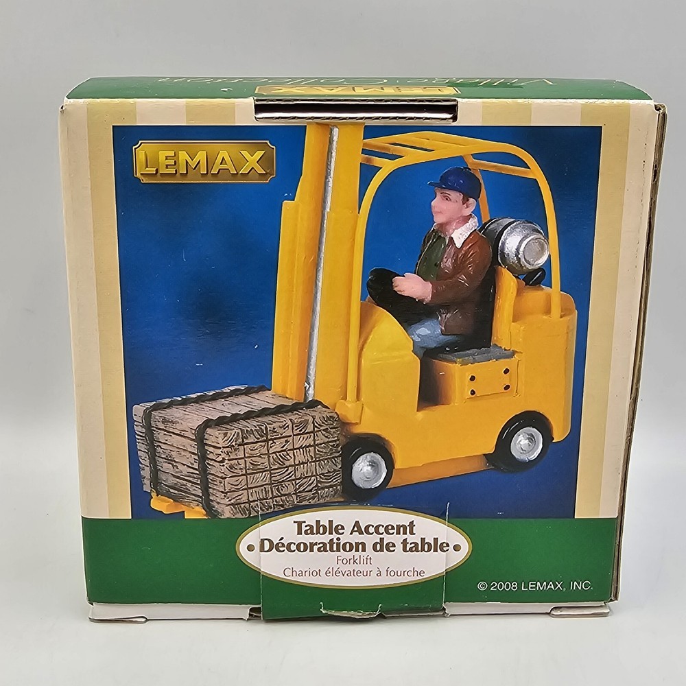 Lemax Village Collection Accessory Forklift Table Accent 83695 Construction