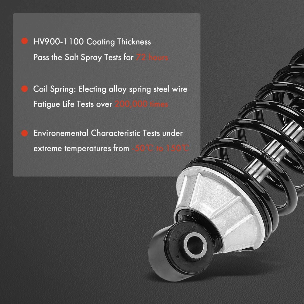 Rear Left & Right Complete Strut & Coil Spring Assembly for Dodge Chrysler Ram