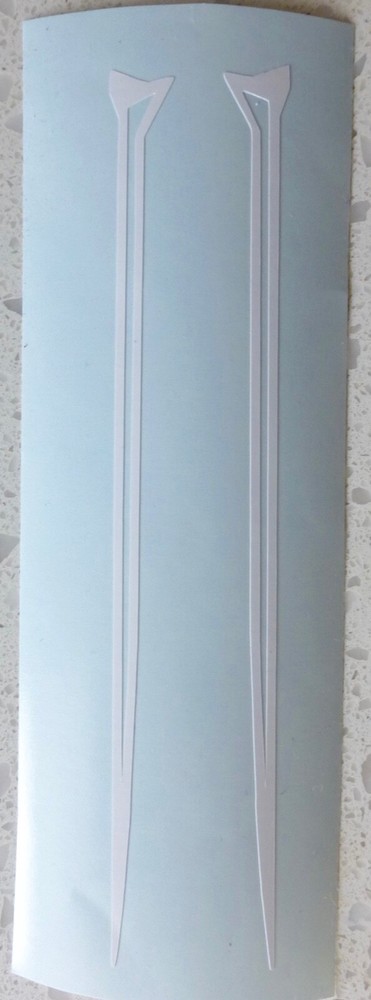 Sears Spaceliner or Flightliner bicycle fork dart decal stickers