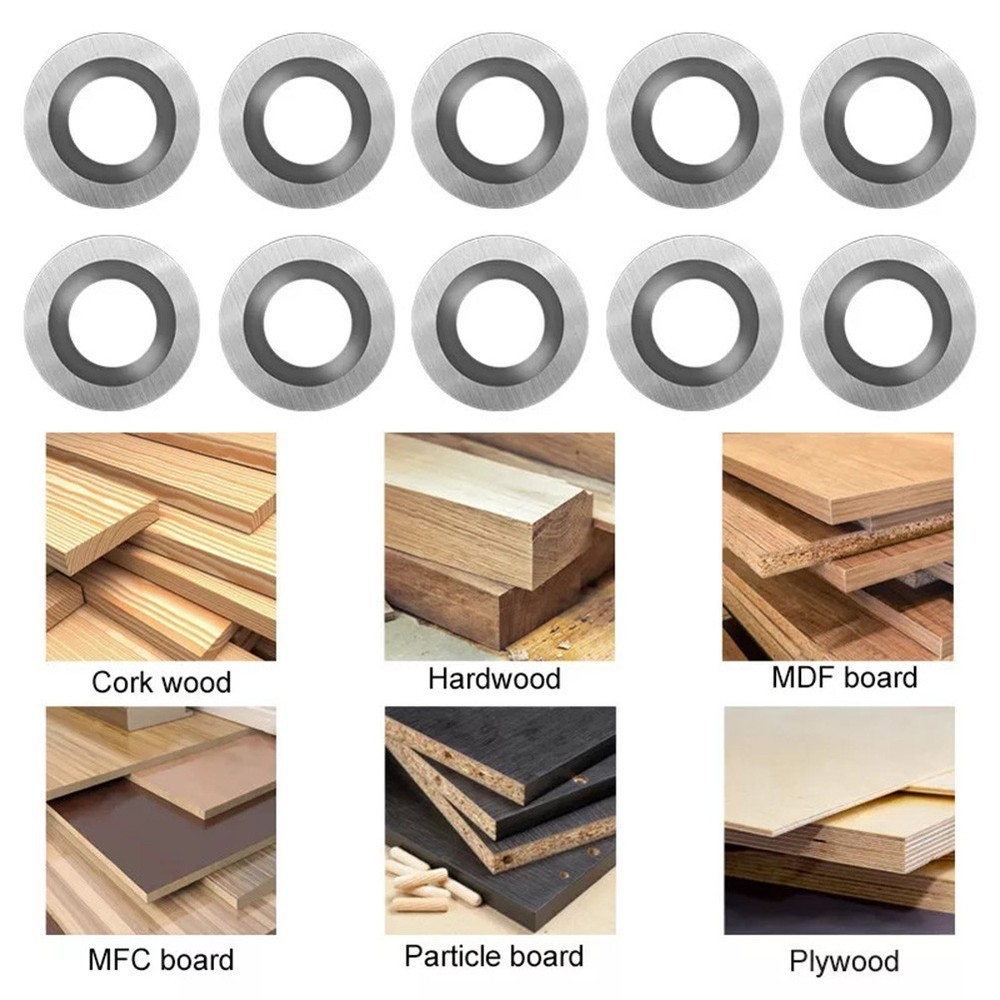 Professional grade round carbide inserts pack suitable for wood For Lathes