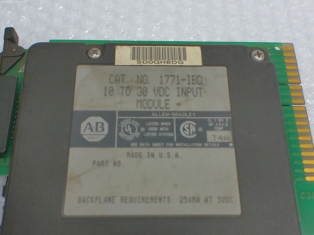 ALLEN BRADLEY 1771-IBD MODULE UNMP