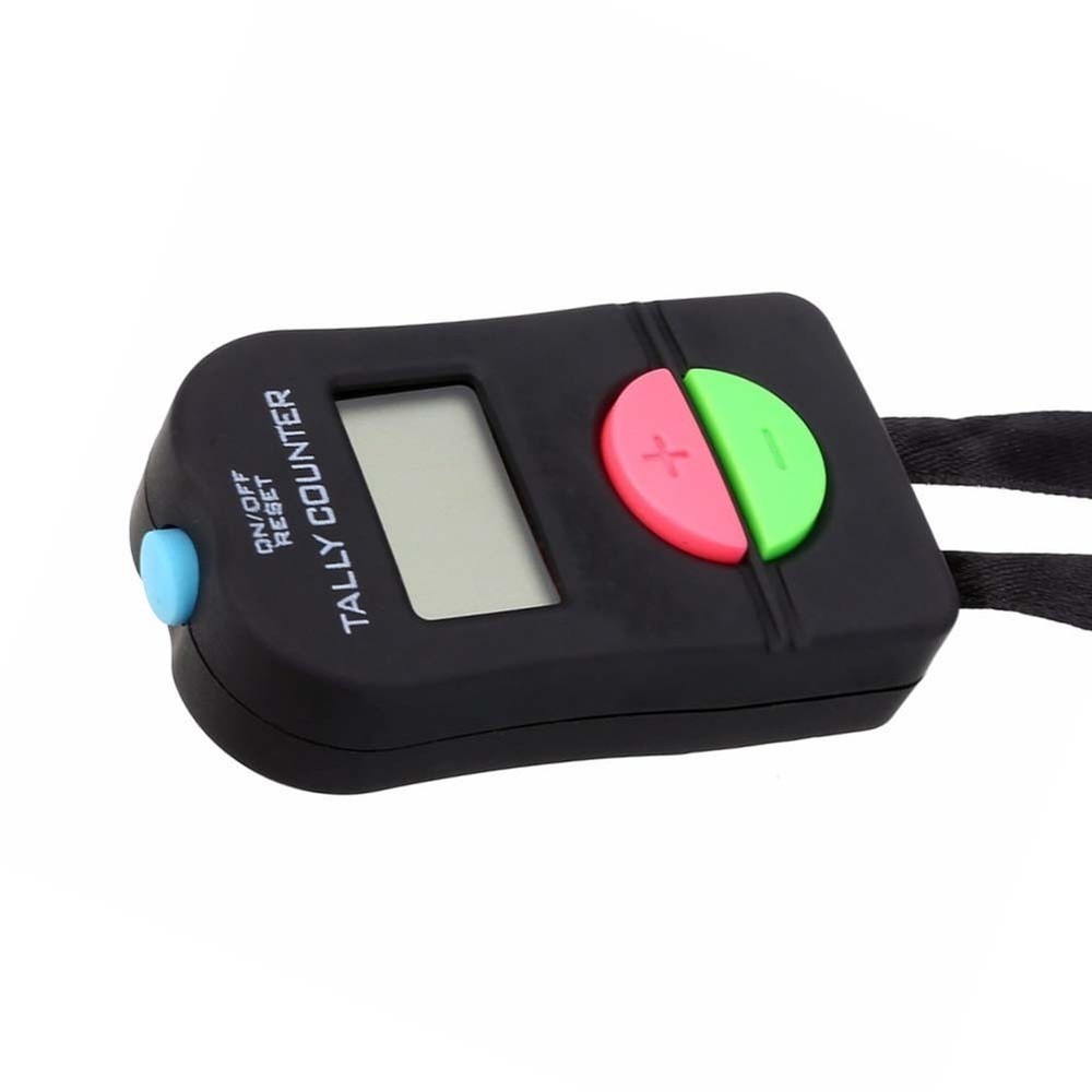 Electronic Digital Handheld Counter with 4 Digit Display and Beep Sound Feature